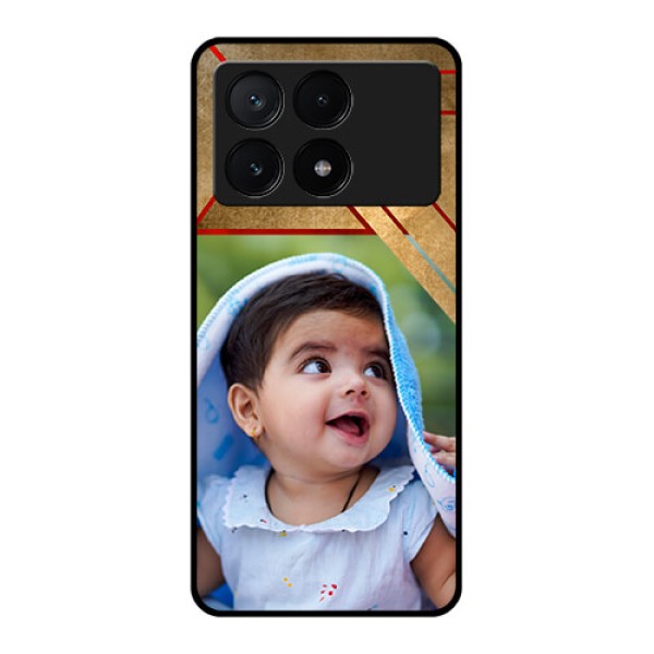 Poco X6 Pro 5G Custom Glass Phone Case - Gradient Abstract Texture Design Poco X6 Pro 5G Custom Glass Phone Case - Gradient Abstract Texture Design