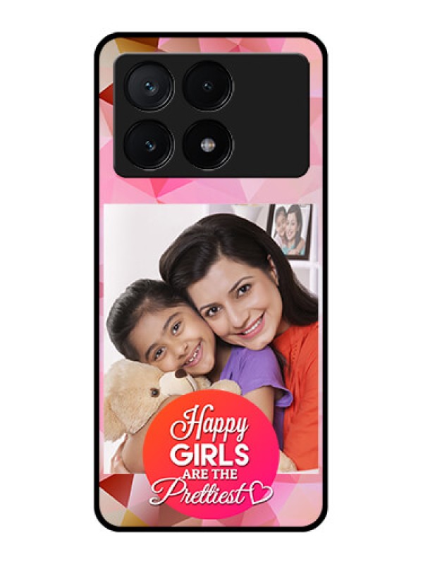 Custom Poco X6 Pro 5G Custom Glass Phone Case - Abstract Triangle Design