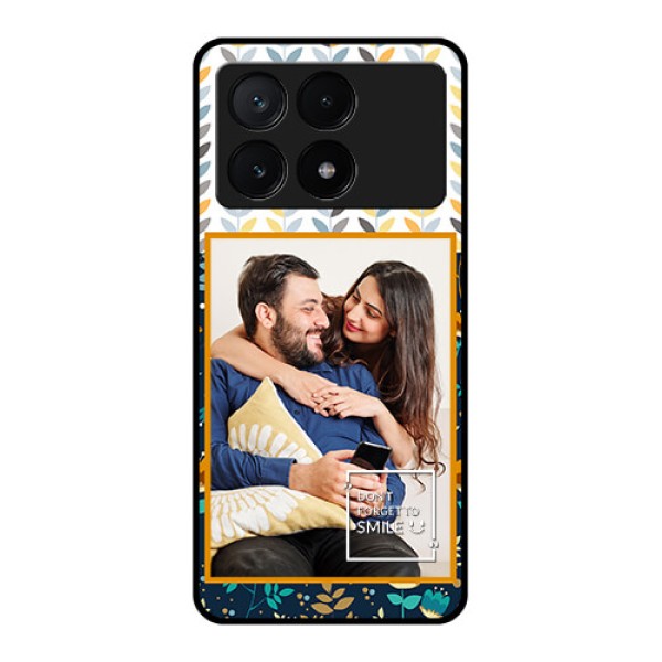Poco X6 Pro 5G Custom Glass Phone Case - Pattern Design