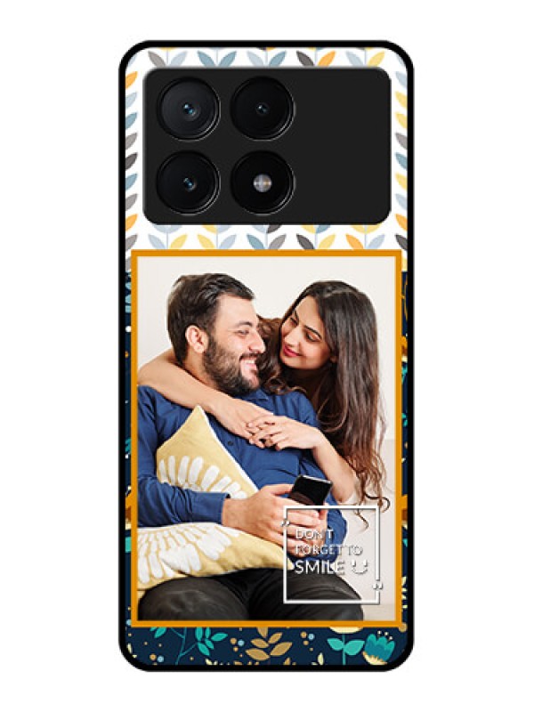 Custom Poco X6 Pro 5G Custom Glass Phone Case - Pattern Design