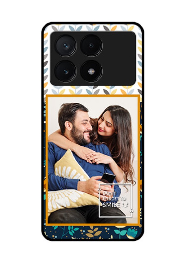 Poco X6 Pro 5G Custom Glass Phone Case - Pattern Design