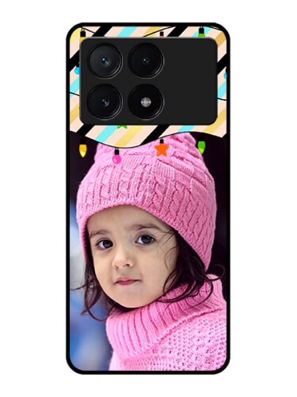 Custom Poco X6 Pro 5G Custom Glass Phone Case - Lights Hanging Design