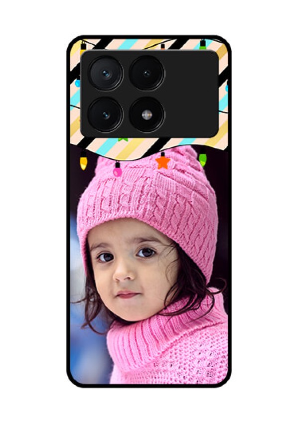 Poco X6 Pro 5G Custom Glass Phone Case - Lights Hanging Design