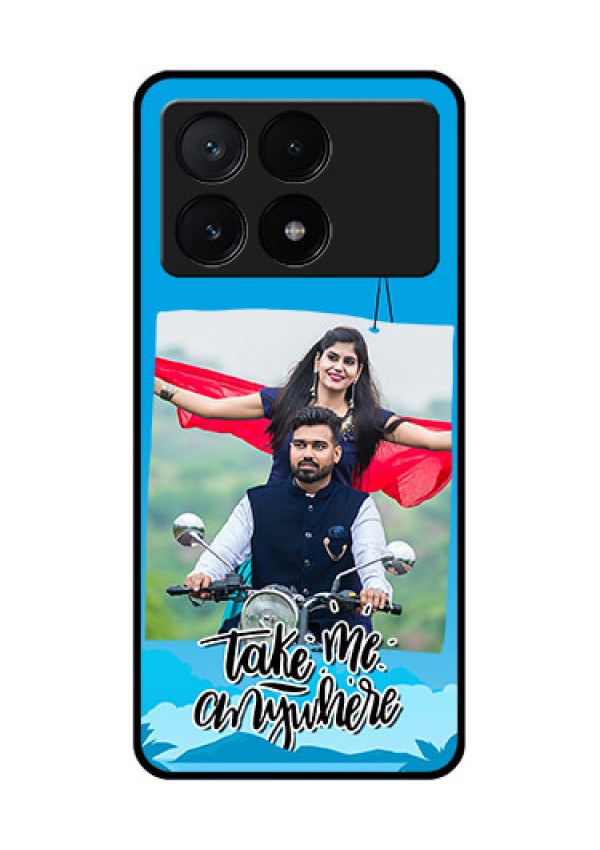 Poco X6 Pro 5G Custom Glass Phone Case - Traveller Design