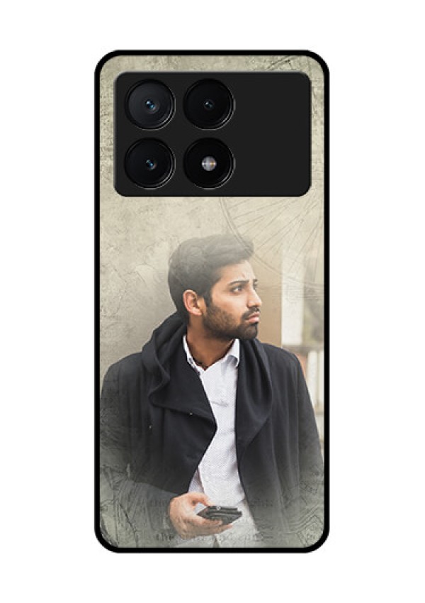 Poco X6 Pro 5G Custom Glass Phone Case - With Vintage Design