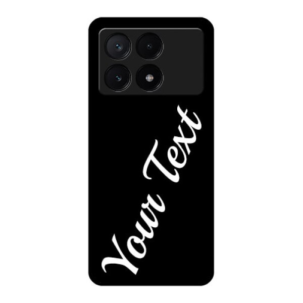 Poco X6 Pro 5G Custom Glass Phone Case - With Your Name Design