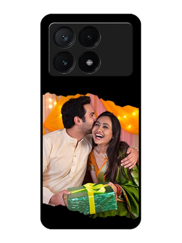 Custom Poco X6 Pro 5G Custom Glass Phone Case - Tear - Off Design