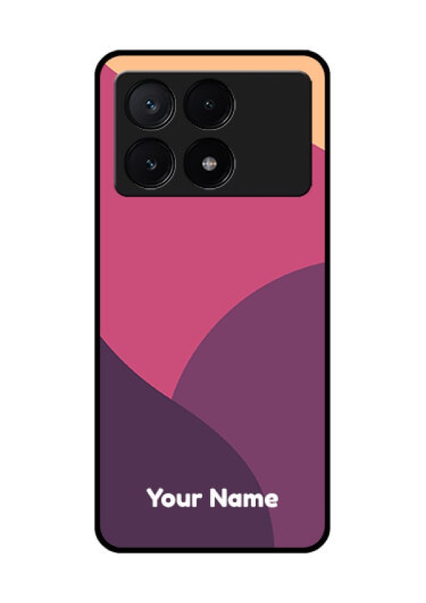 Poco X6 Pro 5G Custom Glass Phone Case - Mixed Multi - Colour Abstract Art Design