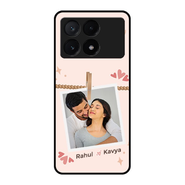 Poco X6 Pro 5G Custom Glass Phone Case - Forever And Ever Love Design Poco X6 Pro 5G Custom Glass Phone Case - Forever And Ever Love Design