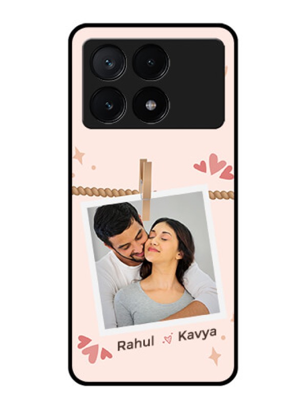 Custom Poco X6 Pro 5G Custom Glass Phone Case - Forever And Ever Love Design
