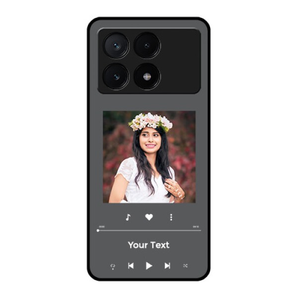 Poco X6 Pro 5G Custom Glass Phone Case - Play The Music Design