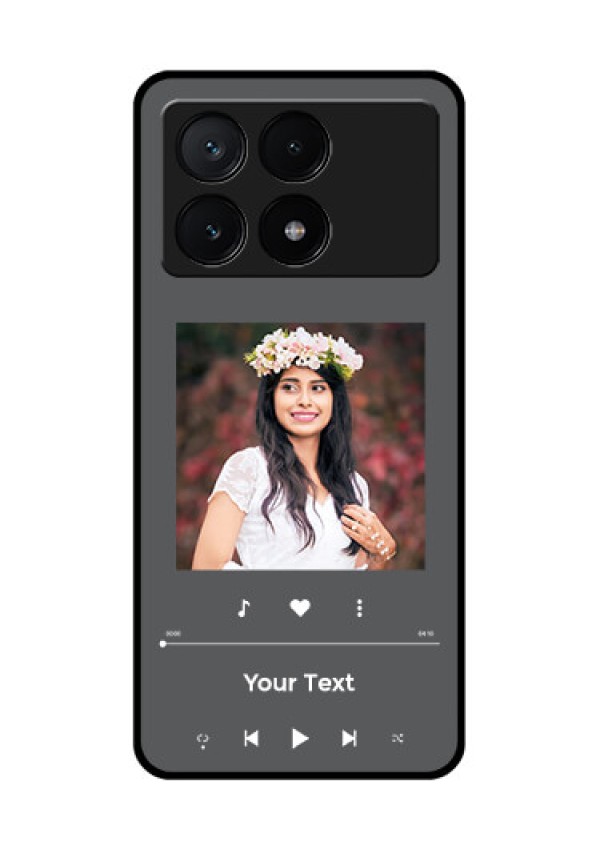 Poco X6 Pro 5G Custom Glass Phone Case - Play The Music Design