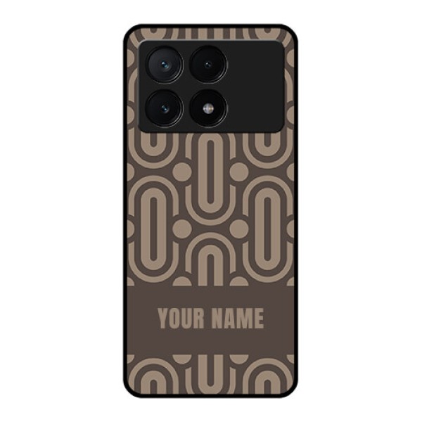 Poco X6 Pro 5G Custom Glass Phone Case - Captivating Zero Pattern Design Poco X6 Pro 5G Custom Glass Phone Case - Captivating Zero Pattern Design
