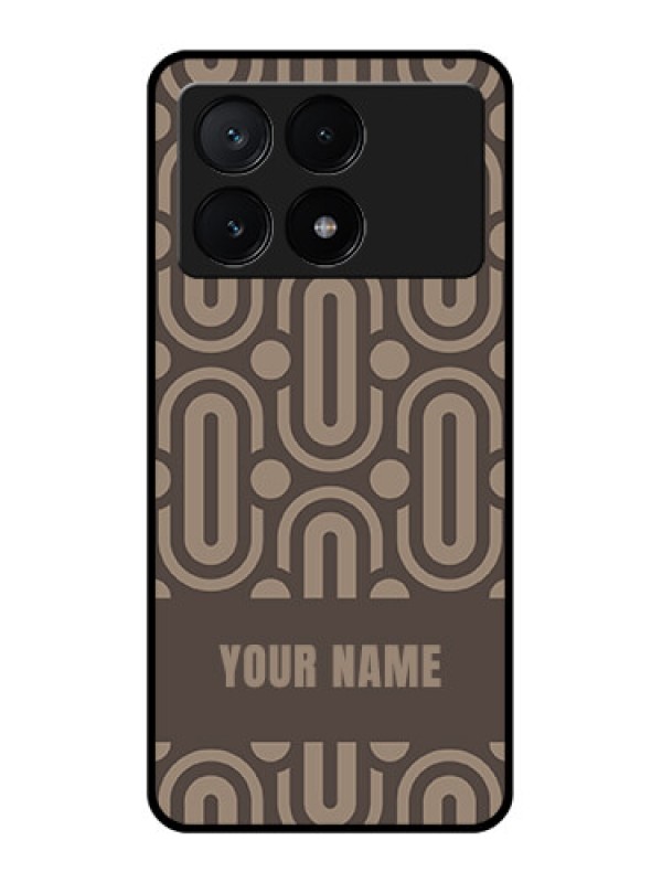 Custom Poco X6 Pro 5G Custom Glass Phone Case - Captivating Zero Pattern Design