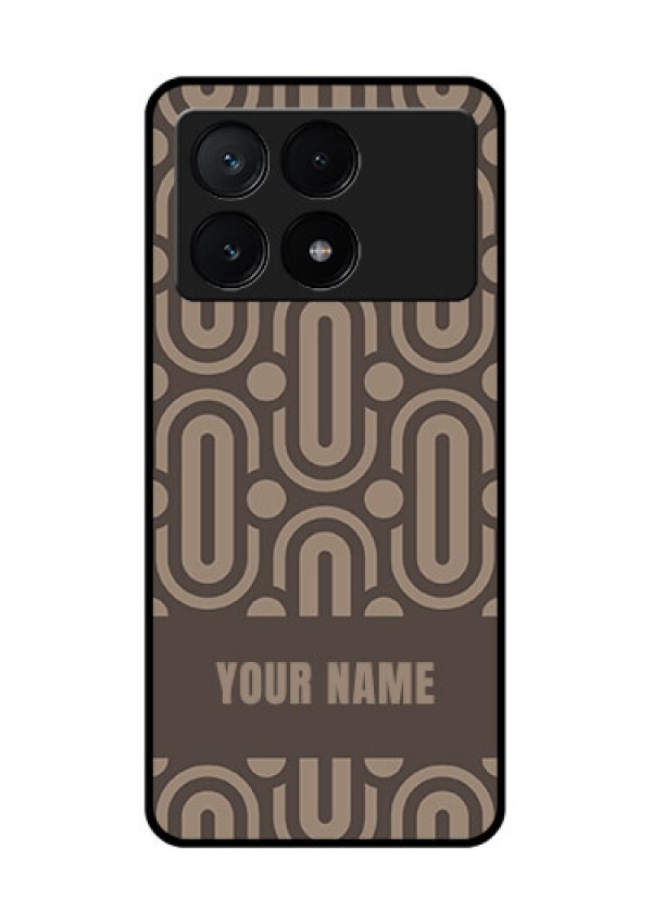 Poco X6 Pro 5G Custom Glass Phone Case - Captivating Zero Pattern Design