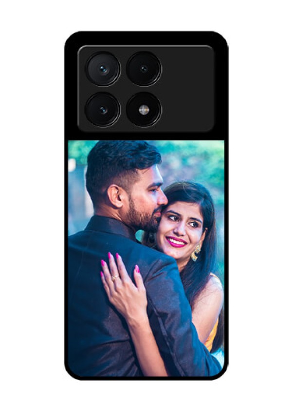 Poco X6 Pro 5G Custom Glass Phone Case - Upload Full Picture With Custom Color Design