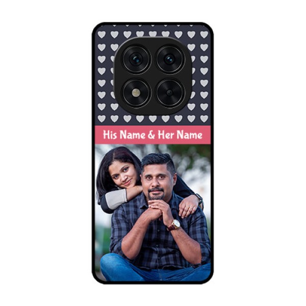 Poco X7 5G Custom Glass Phone CaseLove Symbols Design