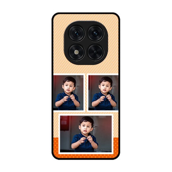 Poco X7 5G Custom Glass Phone CaseBulk Photos Upload Design