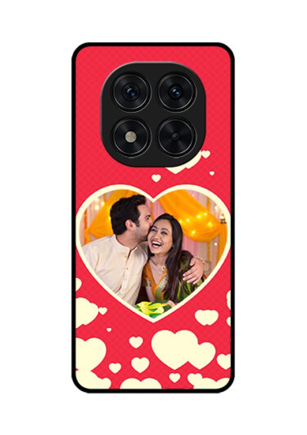 Poco X7 5G Custom Glass Phone CaseLove Symbols Phone Cover Design