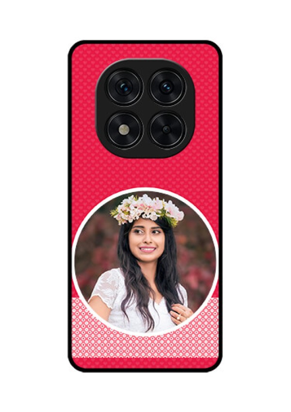 Poco X7 5G Custom Glass Phone CasePink Color Pattern Design