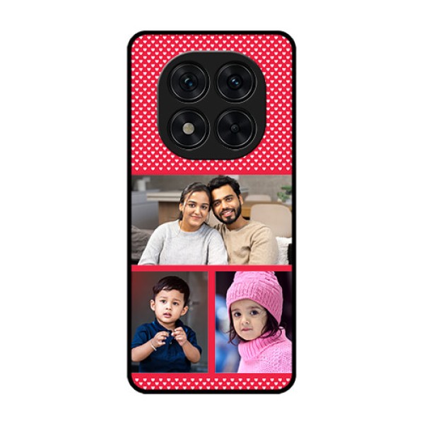 Poco X7 5G Custom Glass Phone CaseBulk Photo Upload Design