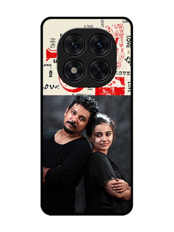 Custom Poco X7 5G Custom Glass Phone CaseTrendy Love Design Case