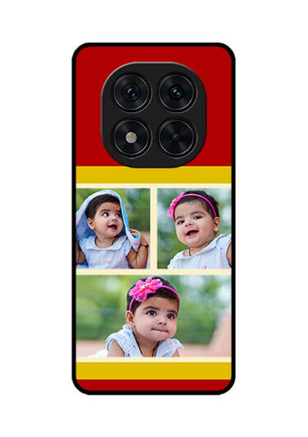 Poco X7 5G Custom Glass Phone CaseMultiple Pic Upload Design