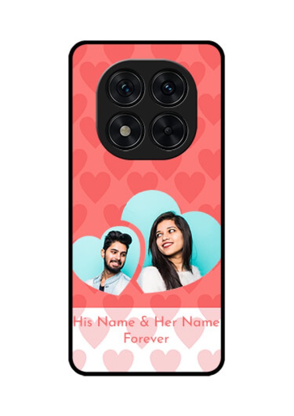 Poco X7 5G Custom Glass Phone CaseCouple Pic Upload Design