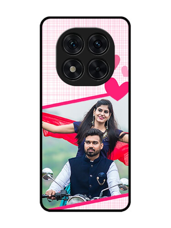 Custom Poco X7 5G Custom Glass Phone CaseLove Shape Heart Design