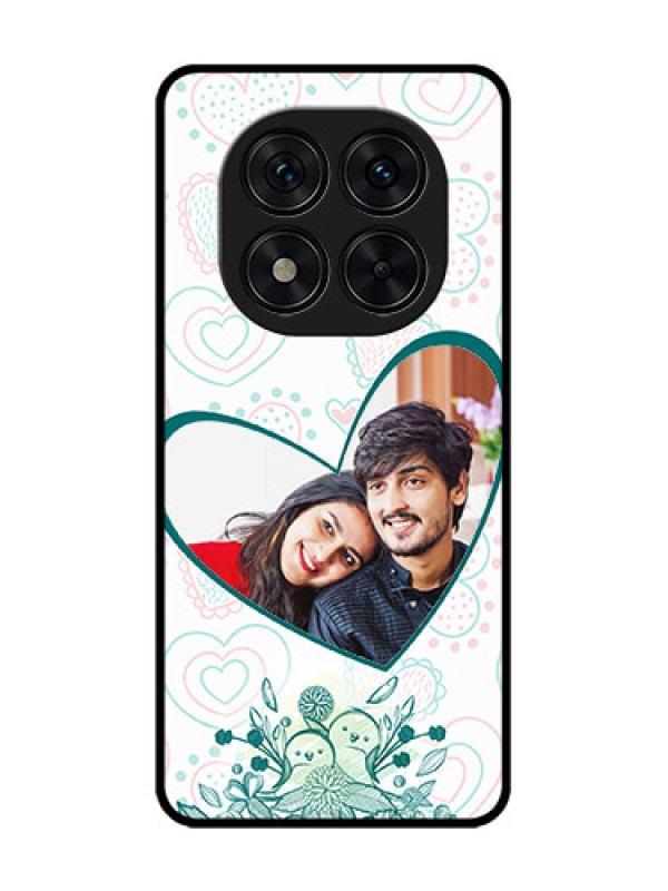 Custom Poco X7 5G Custom Glass Phone CasePremium Couple Design