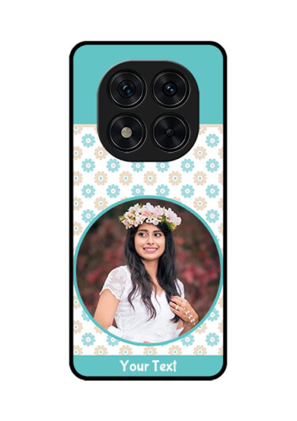 Poco X7 5G Custom Glass Phone CaseBeautiful Flowers Design