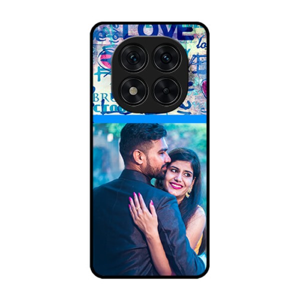 Poco X7 5G Custom Glass Phone CaseColorful Love Design