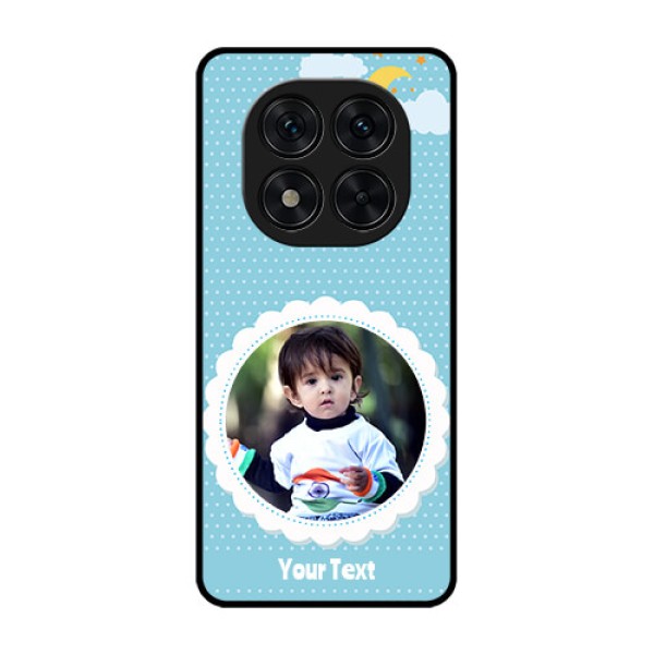 Poco X7 5G Custom Glass Phone CaseViolet Pattern Design