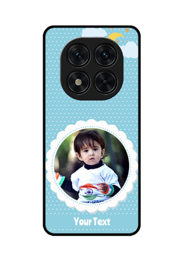 Poco X7 5G Custom Glass Phone CaseViolet Pattern Design
