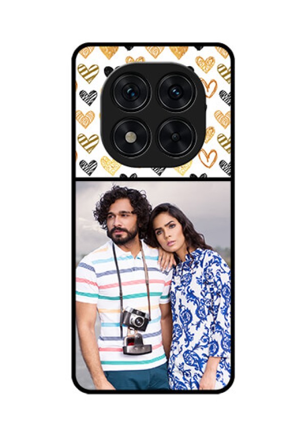 Poco X7 5G Custom Glass Phone CaseLove Symbol Design
