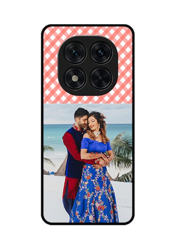 Poco X7 5G Custom Glass Phone CasePink Pattern Design
