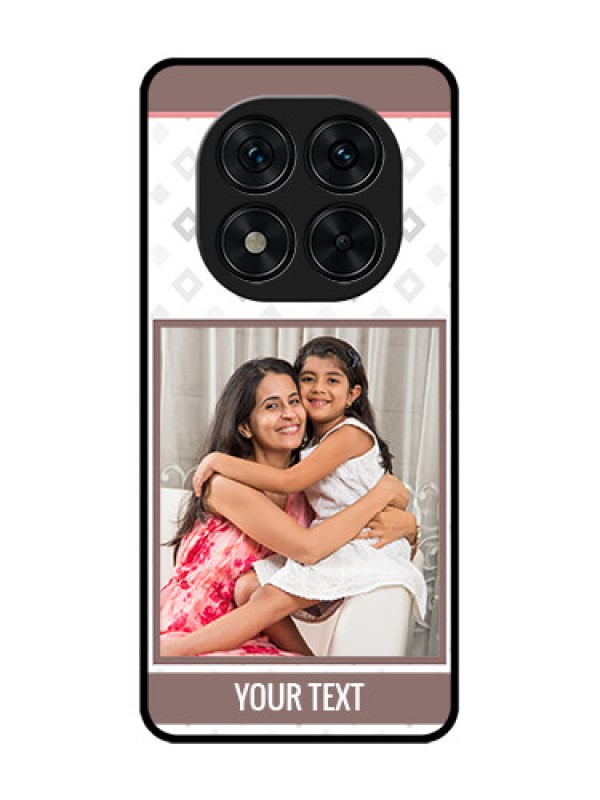 Custom Poco X7 5G Custom Glass Phone CaseSimple Diamond Design