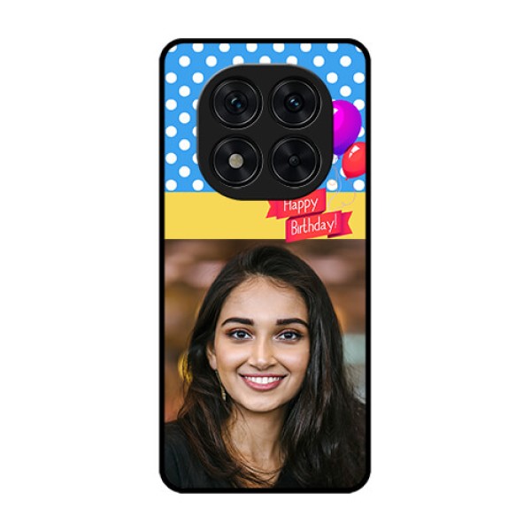 Poco X7 5G Custom Glass Phone CaseHappy Birthday Design