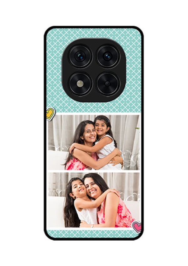 Poco X7 5G Custom Glass Phone Case2 Image Holder With Pattern Design