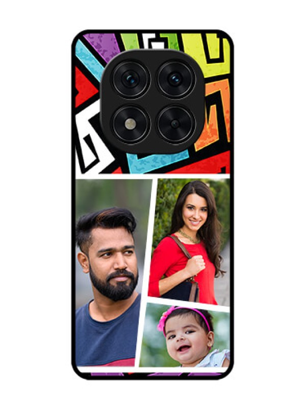 Custom Poco X7 5G Custom Glass Phone CaseGraffiti Pattern Design