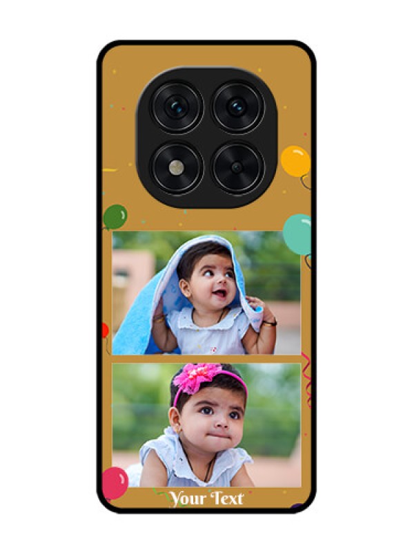 Custom Poco X7 5G Custom Glass Phone CaseImage Holder With Birthday Celebrations Design