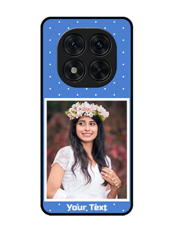 Custom Poco X7 5G Custom Glass Phone CasePolka Dots Design