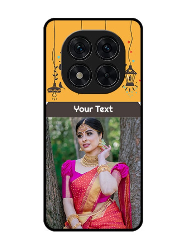 Custom Poco X7 5G Custom Glass Phone CaseWith Family Picture And Icons