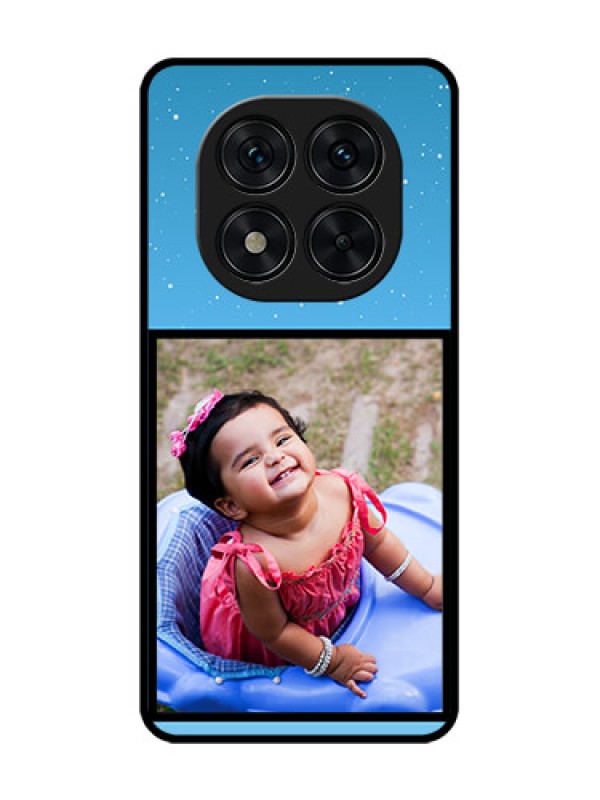 Custom Poco X7 5G Custom Glass Phone CaseWave Pattern Colorful Design