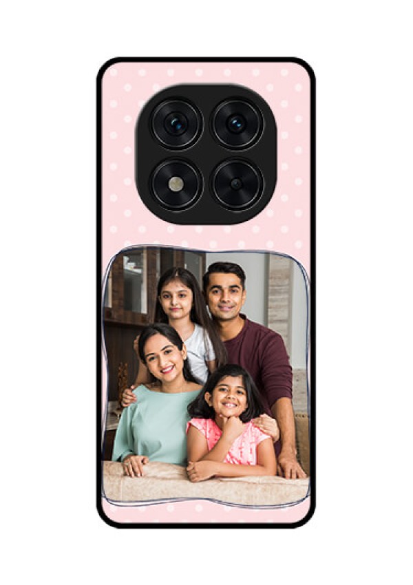 Poco X7 5G Custom Glass Phone CaseFamily With Dots Design