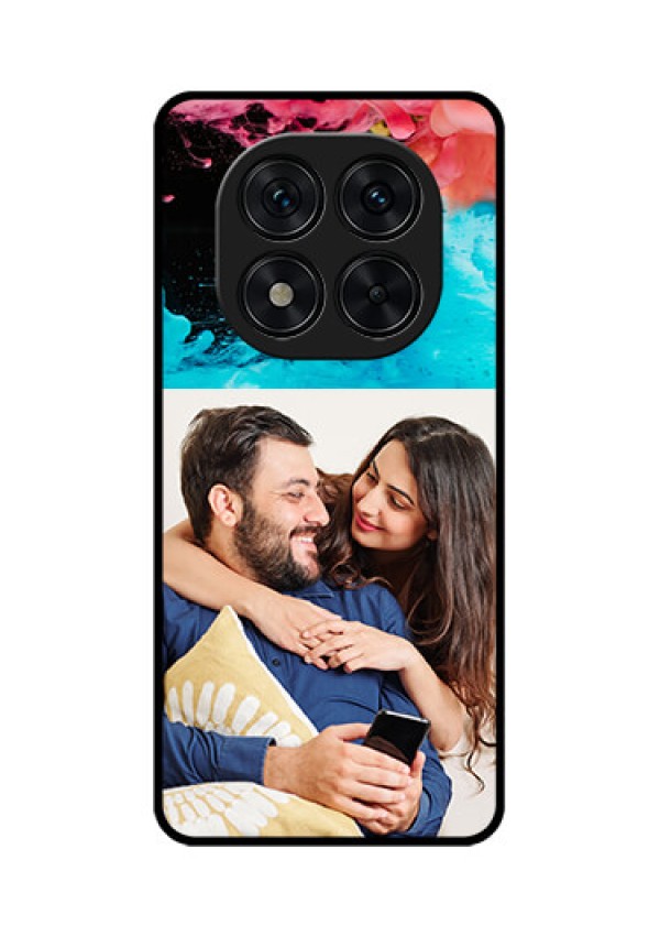 Poco X7 5G Custom Glass Phone CaseQuote With Acrylic Painting Design