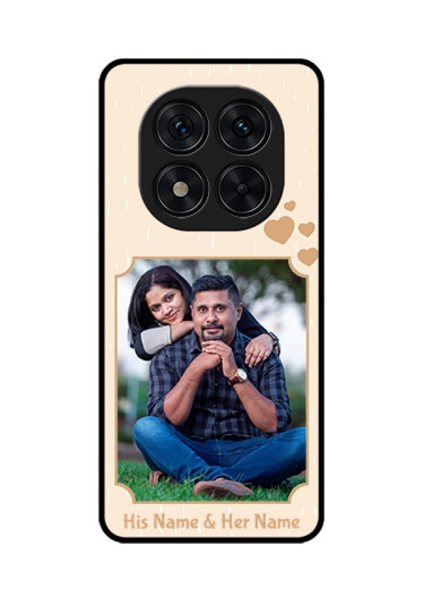Poco X7 5G Custom Glass Phone CaseWith Confetti Love Design