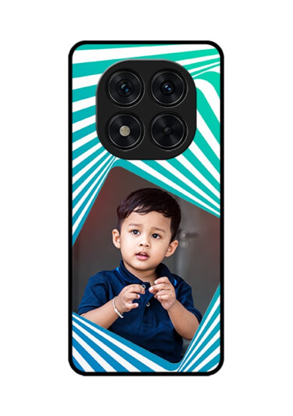 Poco X7 5G Custom Glass Phone CaseAbstract Spiral Design