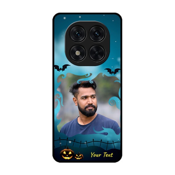 Poco X7 5G Custom Glass Phone CaseHalloween Frame Design