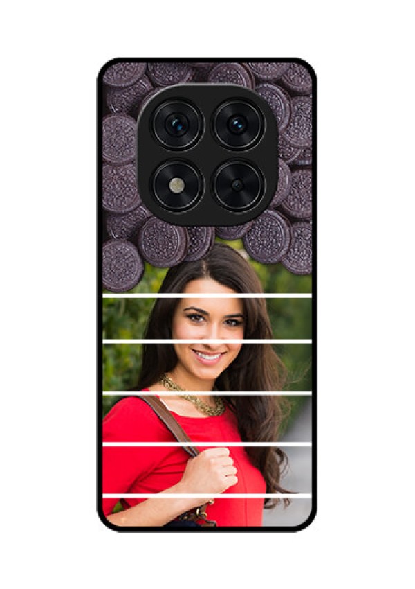 Poco X7 5G Custom Glass Phone CaseWith Oreo Biscuit Design